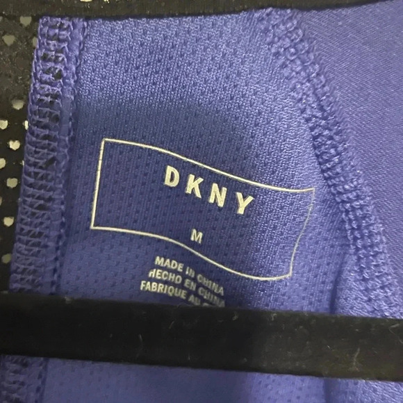 DKNY Blue athletic‎ jacket size medium - Picture 3 of 4